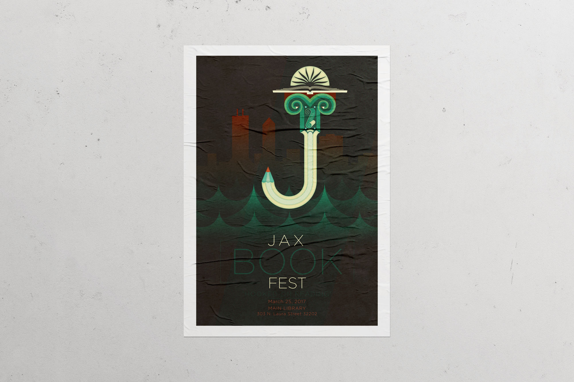 Jax Book Fest Poster