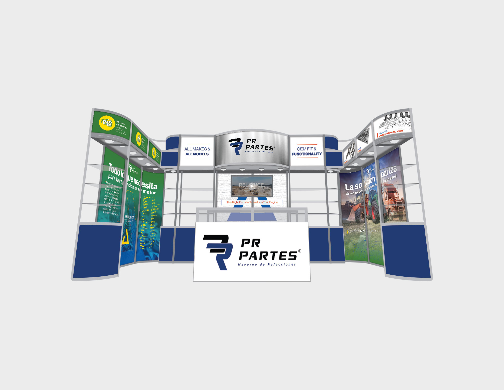 Trade Show PR Partes Booth